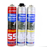 Mousse polyuréthane expansive ignifuge de haute qualité pour isolation, 450 ml, toutes saisons, pour la construction