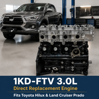 1KD-FTV 1KD 3.0L Turbo Diesel Complete Engine Assembly D4D Hot Tested Direct Fit Replacement