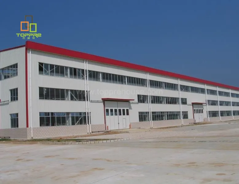 Cheap China large prefabricated industrial iron steel structure premade houses for storage warehouse kit and building for ghana