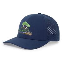 Gorra de Béisbol Premium Personalizada para Hombre, de 5 Paneles, Blanca, Impermeable, con Marcador de Pelota con Corte Láser 3D, Imán, Gorra Deportiva de Golf con Bordado 3D
