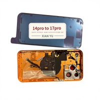Coque arrière de remplacement en gros pour iPhone 14 Pro, transformable en 17 Pro, nouvelle arrivée, commande en gros usine