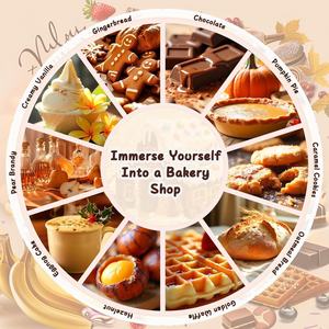 Set <span class=keywords><strong>di</strong></span> Oli Essenziali per Panetteria: Fragranze <span class=keywords><strong>di</strong></span> Torta <span class=keywords><strong>di</strong></span> Zucca, Pan <span class=keywords><strong>di</strong></span> Zenzero, Cioccolato, Waffle Dorato, Nocciola per Diffusori e Candele - Product Image 2