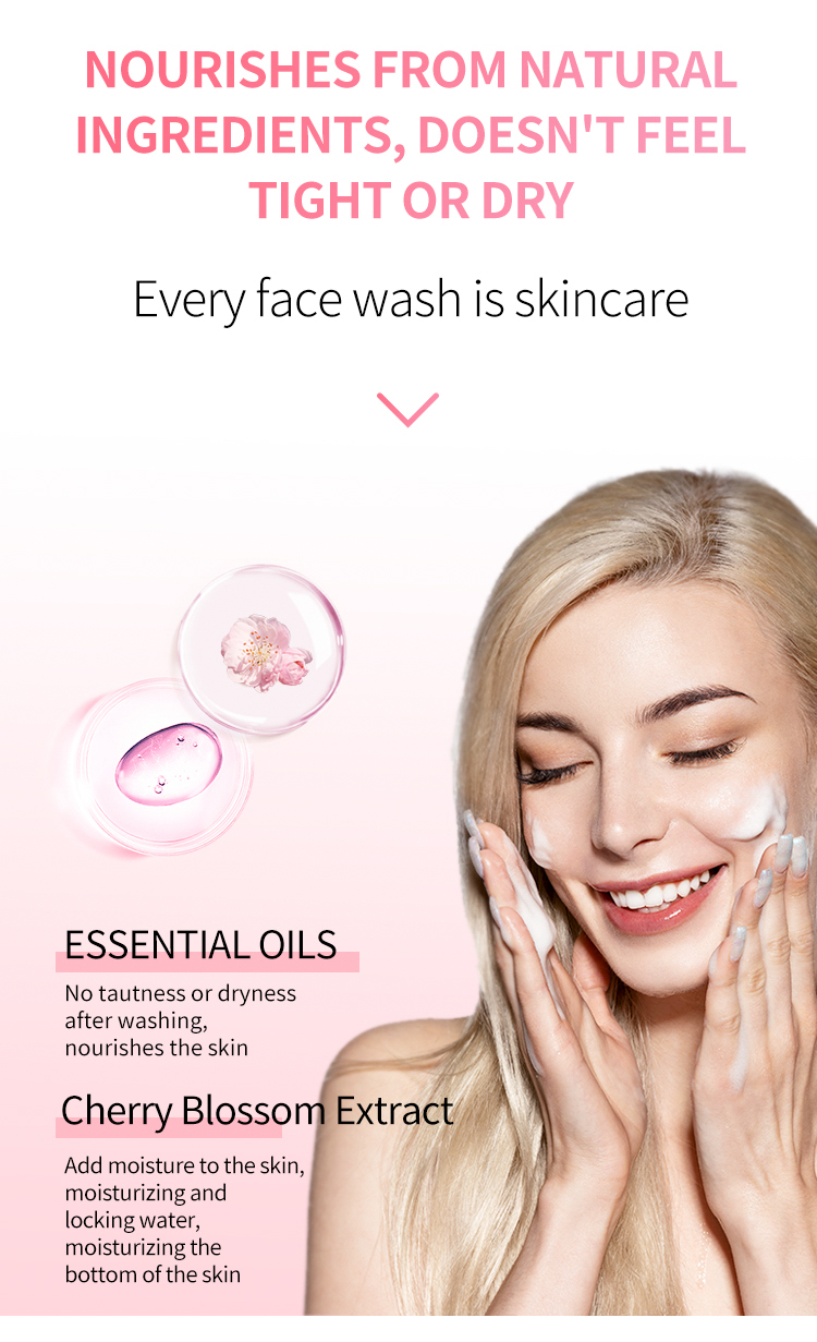 ESTELIN Cherry Blossoms Micro-Nutritive Facial Cleanser 100ml Face Wash
