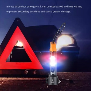 Extérieur <span class=keywords><strong>Forte</strong></span> Lumière Multifonctionnel Véhicule D'urgence Sécurité Marteau Lampe De Poche Pêche De <span class=keywords><strong>Nuit</strong></span> Portable Affichage Numérique - Product Image 3