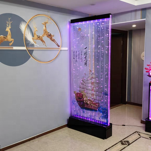 Panneau de séparation de pièce en acrylique, mur à bulles d'eau, mobilier mural à bulles, décoration d'hôtel - Product Image 1