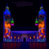 Projecteur holographique 3D DLP 4K portable haute technologie résistant aux intempéries pour façade de bâtiment historique
