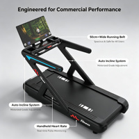 Cinta de Correr Comercial de Nuevo Diseño, Venta Directa de Fábrica, Equipo de Fitness de Alta Resistencia para Cardio, Máquina de Correr para Gimnasio