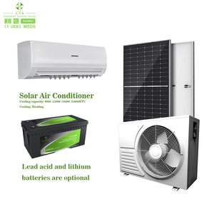 เครื่องปรับอากาศพลังงานแสงอาทิตย์ 12000btu 24000btu รองรับการทำความร้อนและความเย็น พร้อมแผงโซลาร์เซลล์ แบตเตอรี่ 12v 24v 200ah รุ่น Cts-lr51100 Solar Air - Product Image 4