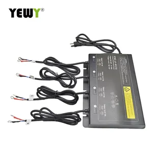 Smart Waterproof On-Board Boat Marine Charger 4 Bank 12V 10 Amps 4 Channel Battery Charger