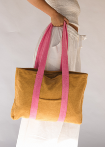 Bolsa <span class=keywords><strong>de</strong></span> Mano Personalizada <span class=keywords><strong>de</strong></span> Felpa, Estilo Casual y Moderno, Color Rosa Caramelo, para la Playa, Cómoda, para Dama, Fábrica con Certificación BSCI - Product Image 2