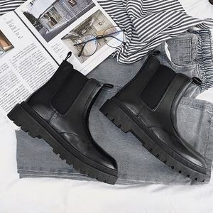 รองเท้าบูทหนังแฟชั่นฤดูใบไม้ร่วงและฤดูหนาวล่าสุดสำหรับผู้ชาย - Product Image 2