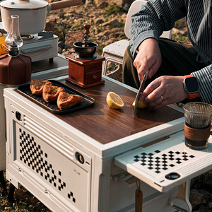 Caja de Almacenamiento de Plástico Rectangular Creativa para Acampar al Aire Libre, <span class=keywords><strong>Plegable</strong></span>, Portátil, 60L-70L, Multiusos, Organizador para Maletero de Coche - Product Image 3