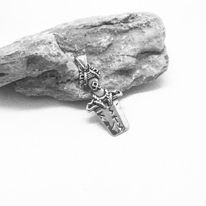 yunnique Trendy <b>Titanium</b> Steel Sword Necklace Unisex Party Jewelry Sweater <b>Chain</b> - Product Image 3
