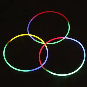 Party Glowing 5*560mm Glow Necklace 22inch Tri-color Chemical Glow Stick Party Necklaces