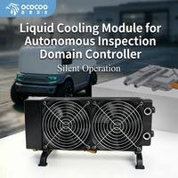 Kit de refroidissement de radiateur en aluminium 240 mm, contrôle de vitesse à double bouton, calcul IA en périphérie, équipement de beauté médical, refroidissement laser industriel