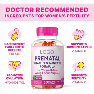 Gomitas de Fertilidad de Marca Privada, Multivitaminas Prenatales para Adultos, Suplementos para Mujeres Embarazadas, Suplementos para la Concepción, Vitaminas - Product Image 5