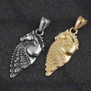 Collar con Colgante de Ala de Pegaso para Hombre y Mujer, Acero Inoxidable, Ala Individual, Regalo de Cumpleaños, Joyería - Product Image 3