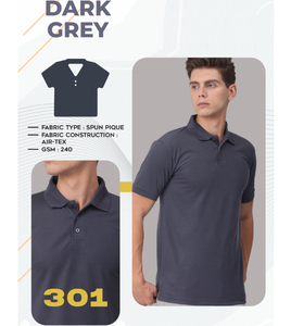 Lightweight Spun Pique T Shirt For Men Air <b>Tex</b> Fabric 240 GSM Breathable Soft Cotton Everyday Comfort And Style - Product Image 5