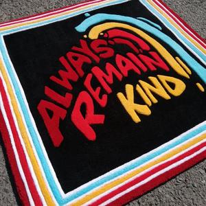 Alfombra con mechones personalizada hecha a mano en cualquier forma, alfombras de dormitorio con cualquier patrón, alfombra personalizada con logotipo, alfombra al por mayor - Product Image 1