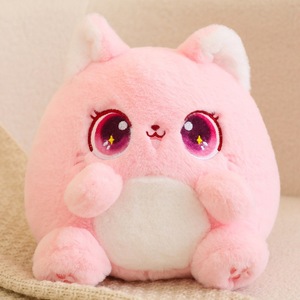 Cat Baby Big-eye gatto peluche all'ingrosso gioco macchina rotonda Dudu animale peluche gatto - Product Image 6