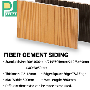 Prix des bardages <span class=keywords><strong>en</strong></span> bois revêtus de fibres-<span class=keywords><strong>ciment</strong></span> décoratives sans amiante par paiement L/C - Product Image 4