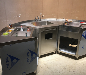 Station de bar à cocktails personnalisée de 1.8m et 2 mètres avec désodorisant en <span class=keywords><strong>verre</strong></span> pour les EAU - Product Image 5