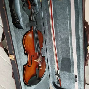 MiaoSenGuang <span class=keywords><strong>Stradivari</strong></span> Violín de nivel de entrada Modelo STDN206 Acabado mate Venta al por mayor Oferta especial Cara de abeto/Parte posterior/Diapasón lateral - Product Image 6