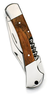 Cuchillo plegable multifuncional de acero inoxidable 440c, mango de madera, abridor de Vino de Bolsillo EDC para uso diario de Hobby al aire libre, OEM - Product Image 5