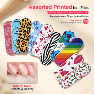 Vente en gros de mini-limes à ongles ovales de 6 cm * 2 cm, lime à ongles double face, lime à ongles portable, mini-limes à ongles pour kit d'outils de nail art - Product Image 4