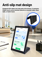OEM ODM Pantalla Táctil Capacitiva Tipo L de 10.1 Pulgadas, Kiosco Android, Reproductor de Publicidad de Escritorio, Sistema de Pedidos POS, Monitor de Pantalla Táctil Interactiva