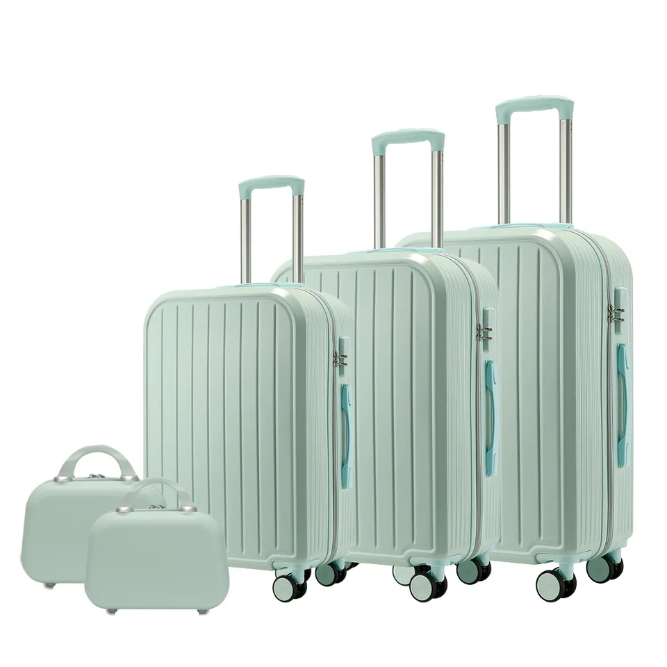 2023 Wholesale Hard Shell Trolley Luggage ABS Carry-on Suitcase 3 Pcs Suit Case Bags Koffer Travel Luggage Sets