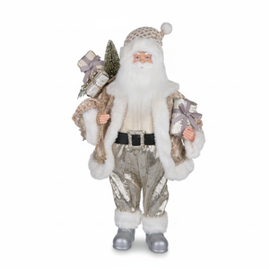 Livraison Rapide Figurine de Noël Européenne Faite à la Main, Père Noël Debout, 90 cm - Product Image 3