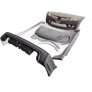 Kit carrosserie tuning pour <span class=keywords><strong>Honda</strong></span> <span class=keywords><strong>Civic</strong></span> 8ème génération 2006 2007 <span class=keywords><strong>2008</strong></span> : pare-chocs avant, diffuseur arrière, jupes latérales, extensions d'ailes - Product Image 1