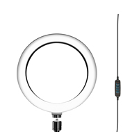 Vente en gros de micro de bureau avec anneau lumineux à LED pour la diffusion en direct et le téléphone portable comprenant un microphone pour l'éclairage photographique