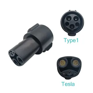 ev car charger adapter T1 to tesla 220v 60a type1 for tesla ev charger station