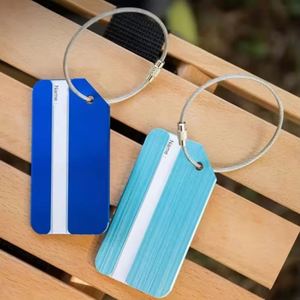 ป้ายแท็กกระเป๋าเดินทางโลหะแบบกำหนดเองพร้อมโลโก้ ป้ายแท็กกระเป๋าเดินทางอะลูมิเนียมรูปเครื่องบิน ลดราคาพิเศษ - Product Image 5