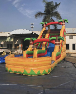 Tobogán Acuático Inflable con Forma de Palmera Morada, Tamaño Personalizado, con Lona de PVC para Uso Comercial en Fiestas y Parques de Trampolines Xinyue - Product Image 4
