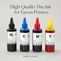 Encre de recharge pour imprimantes Epson Stylus T20 T21 TX100 TX200 TX210 T40W CX7300 CX8300 C79 C90 CX5900F CX5500 - Encre de teinture T0731 - T0734