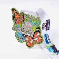 Médailles de course de marathon, trophées et médailles souvenirs avec logo personnalisé, en alliage de zinc, métal, design 3D personnalisé, créez votre propre médaille