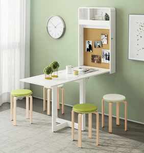 Taburete/Silla Redonda de Cuero Sintético para Comedor, Muebles para Sala de Estar y Comedor - Product Image 6