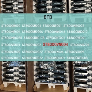 ฮาร์ดไดรฟ์ภายในขนาด 8TB 3.5 นิ้ว SATA III รุ่น ST8000VN004 ความเร็ว 5900 รอบต่อนาที แคช 256MB สำหรับ NAS ระบบจัดเก็บข้อมูลเครือข่าย HDD สำหรับเซิร์ฟเวอร์ศูนย์ข้อมูล - Product Image 1