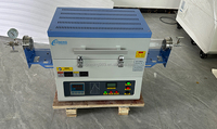 Fourneau tubulaire horizontal de laboratoire à haute température JINMING JM-1200T-60D 1200C avec tube en quartz OD 60/80/100mm et chauffage céramique