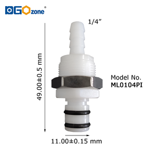 מחברים עם גברים 1/4 שחרור מהיר צימוד 5/16 צימוד צינורות פלסטיק 3/8 אביזרי עזר - Product Image 4