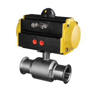 Vente de liquidation B2B Covna, vanne à bille pneumatique à double action, 2 voies, tri-clamp, sanitaire, acier inoxydable de qualité alimentaire - Product Image 4