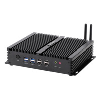 Nuevo PC Industrial sin Ventilador I5 4200U I7 4500U Doble LAN 6 COM RS232 para Automatización Industrial