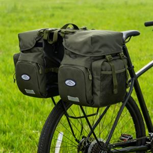 กระเป๋าจักรยานไนลอนกันน้ำขนาด 50 ลิตรแบบกำหนดเองได้ - กระเป๋าติดเบาะพร้อมแถบสะท้อนแสงและหูหิ้วนุ่มสำหรับการปั่นจักรยานและการขี่กลางแจ้ง - Product Image 1