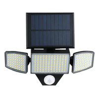 2025 Offre Spéciale étanche extérieur en aluminium LED projecteur solaire avec capteur de mouvement nouvelle conception IP54 note