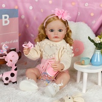 Lifereborn haute qualité belle bébé Reborn poupées enfant en bas âge fille amélioré peinture faciale Silicone Reborn bébé poupées