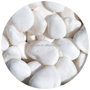 <strong>Direct</strong> Factory Sale Snow White Pebble Stone for Garden &amp; Villa Landscaping Small White Grave Pebbles From Nanjing - Product Image 5