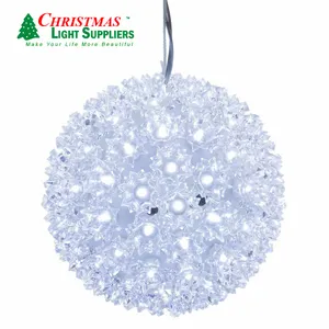 Luce LED a luce Starburst fiore di matrimonio appeso luce sfera a led per esterni luce della sfera di Starlight